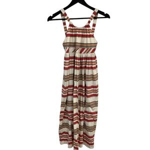 Ralph Lauren Red Cream maxi Sundress